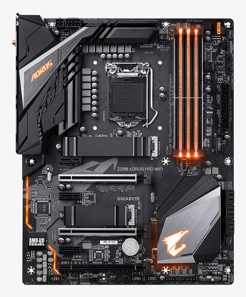 Gigabyte Aorus Pro Wifi Z390, transparent png download