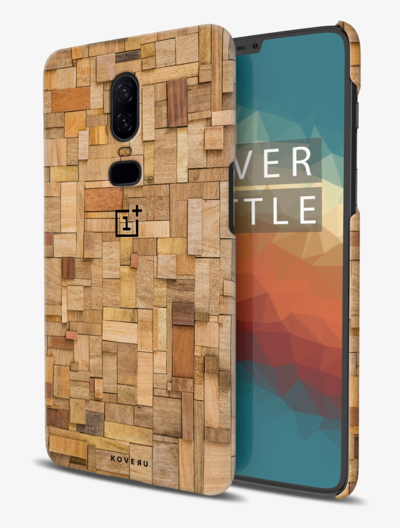Square Wood Texture Back Cover Case For Oneplus, transparent png download