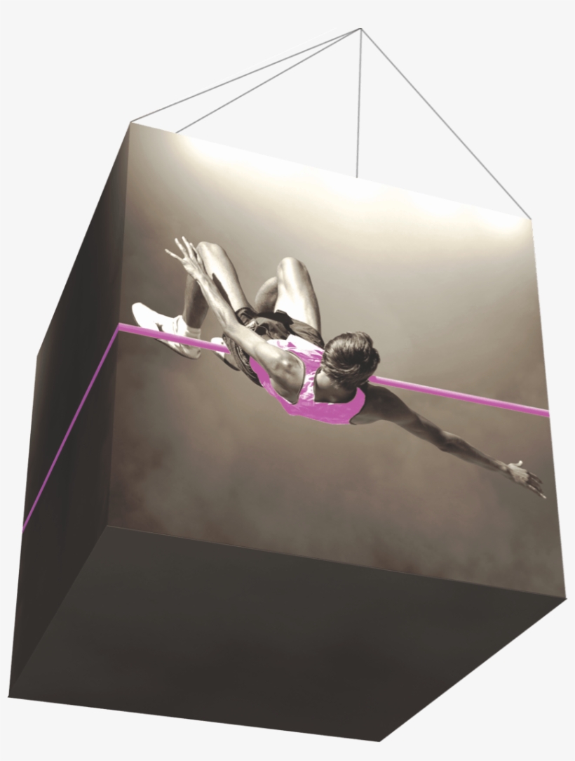 Cube Hanging Trade Show Banner, transparent png download