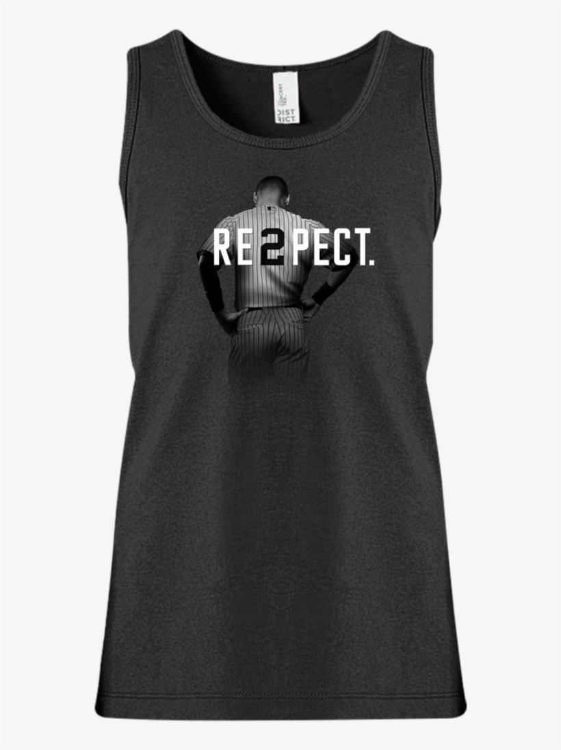 Respect Derek Jeter Girls' Tank Top T-shirts, transparent png download