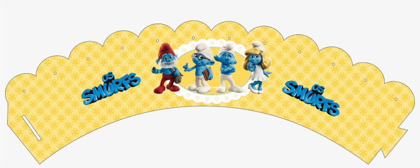 Etiqueta Smurf Menina, transparent png download