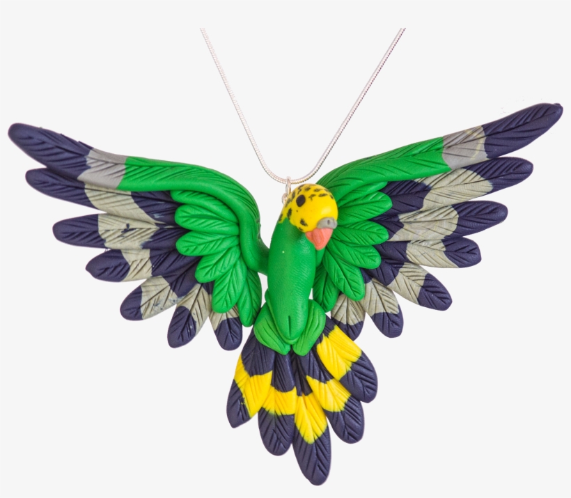 Handcrafted Budgie Necklace, transparent png download