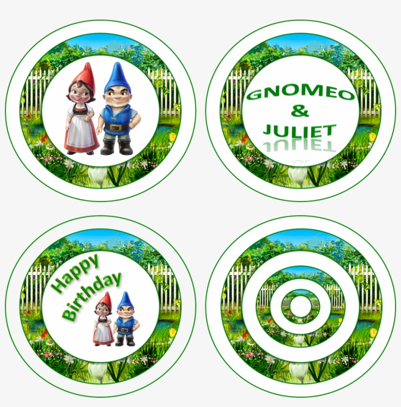 Free Gnomeo Juliet Party Circles Trolls Birthday Party,, transparent png download