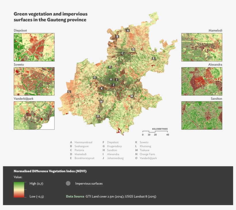 Ndvi Mapping Can Also Indicate The Impact Of Past Land, transparent png download