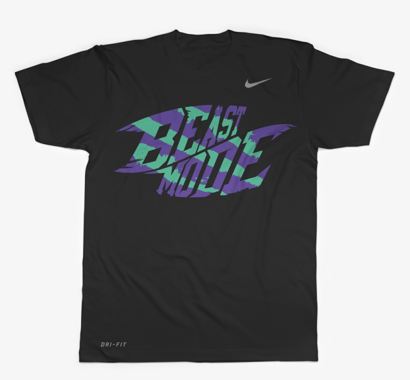 Women's 'beast Mode' Nike Dri Fit T-shirt, transparent png download