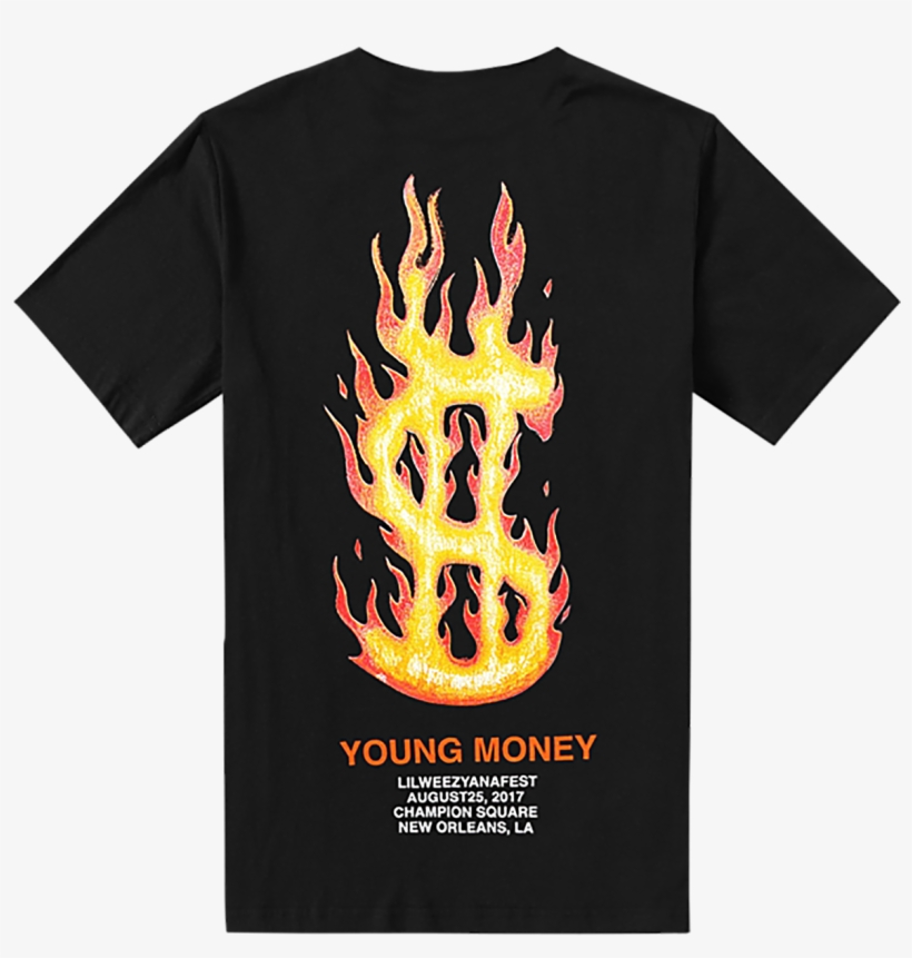 Lilweezyana Fest Logo T-shirt [black], transparent png download