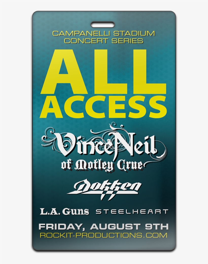 Vince Neil Pass, transparent png download