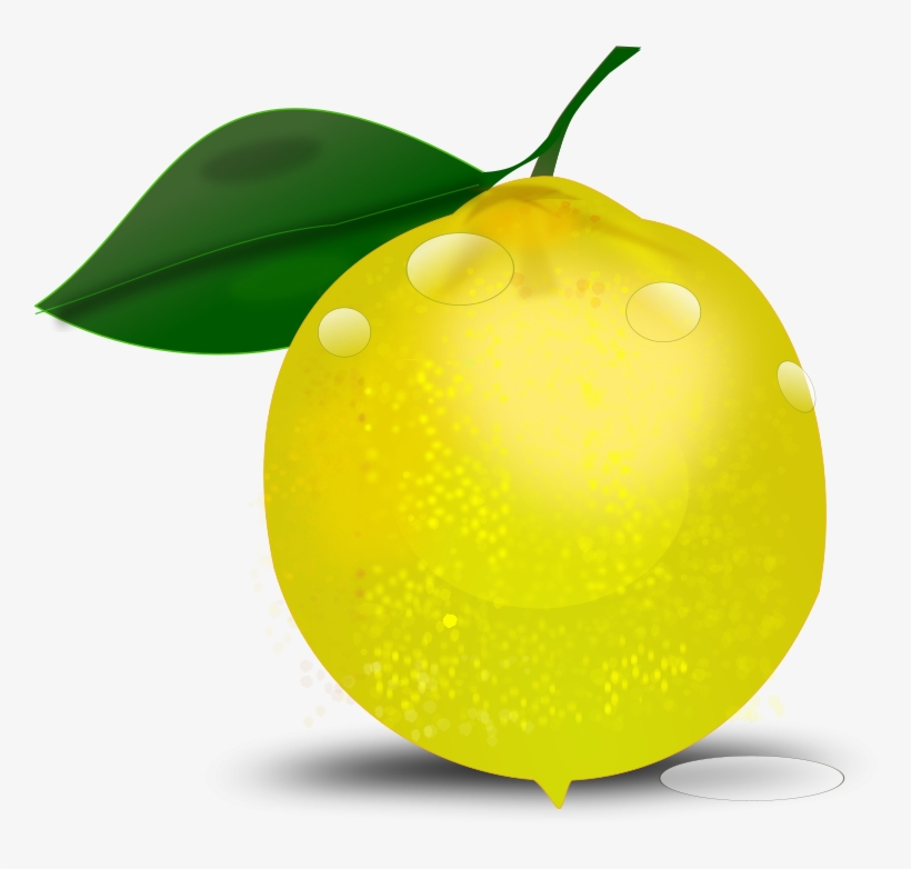 Free Vector Lemon Photorealistic - Clip Art Picture Of Lemon, transparent png download