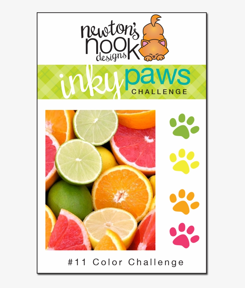 Inky Paws Challenge - Citrus Fruits Journal: 150 Page Lined Notebook/diary, transparent png download