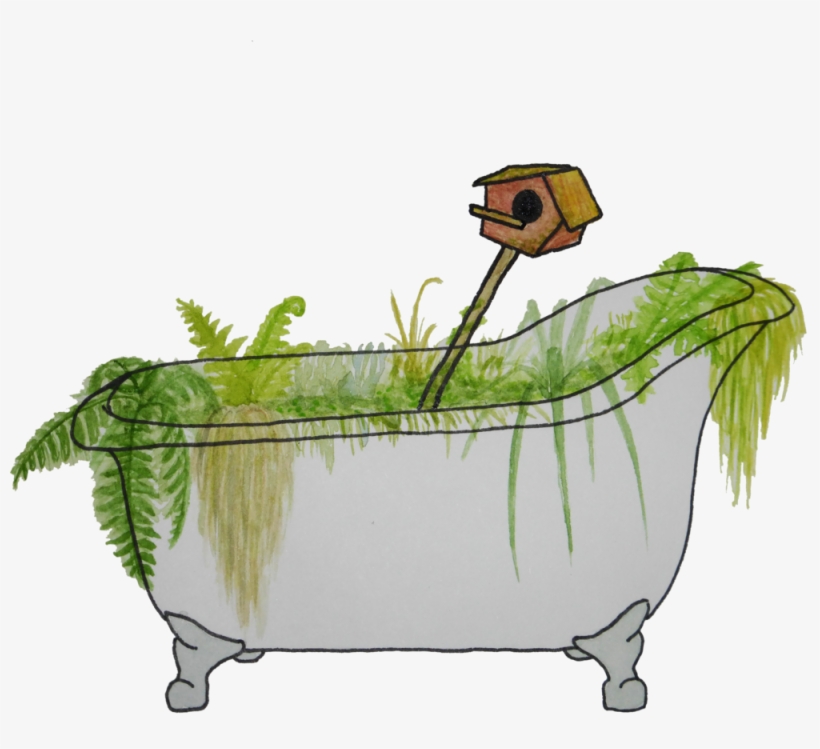 Garden Tuba Watercolor And Ink Stylistic Experiment, transparent png download