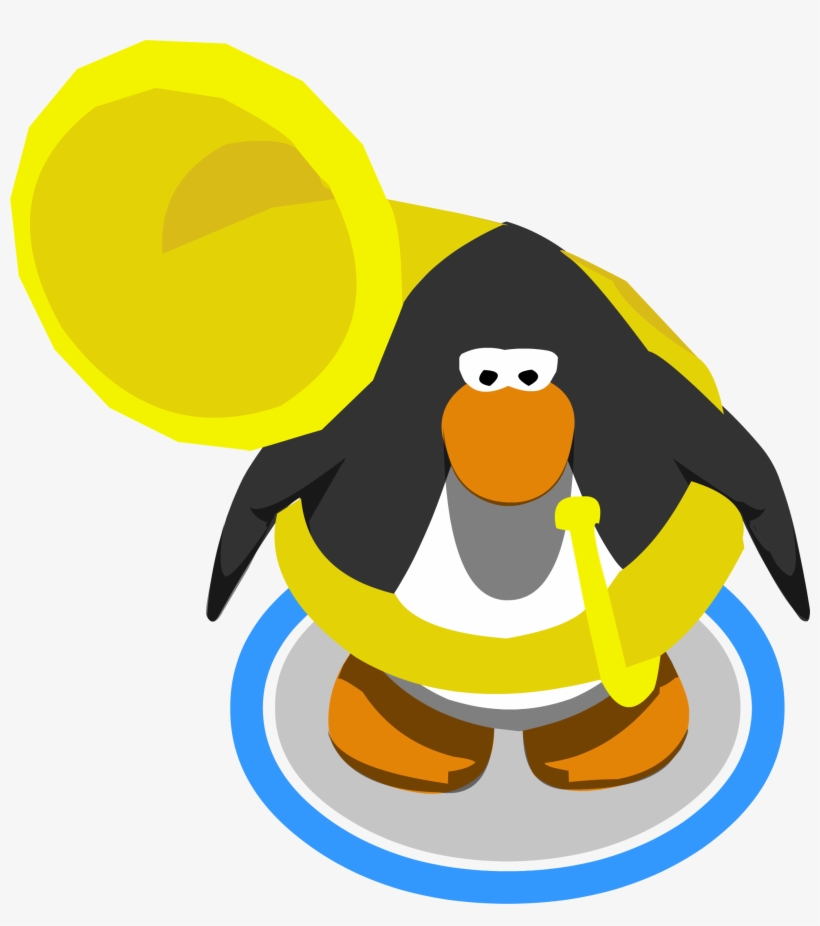 Tuba Ingame - Png - Club Penguin Sprite Jpg, transparent png download
