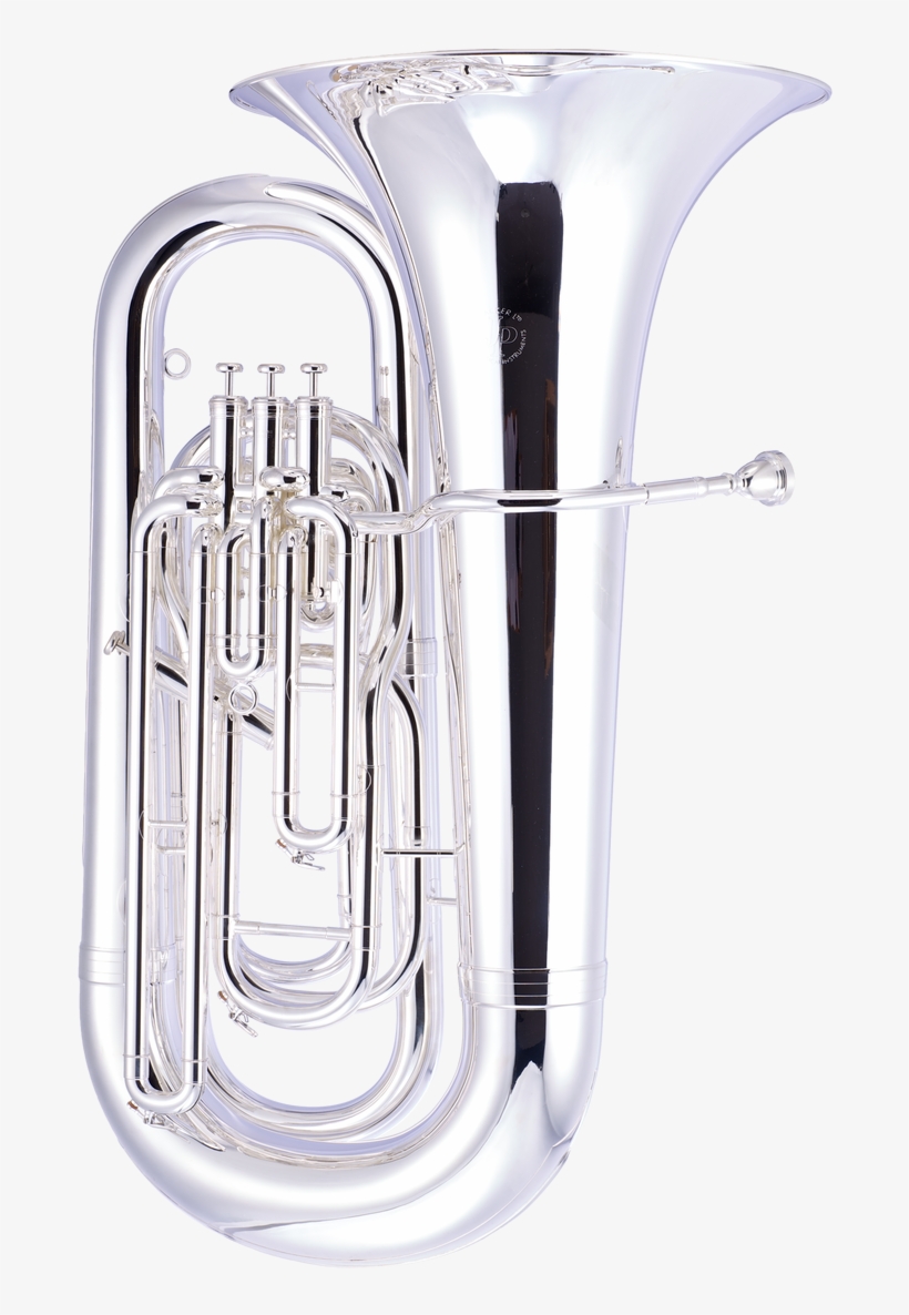 Jp278 Tuba Silver Cutout - Jp 100293 Jp278s Tuba Bbb 4 Valve Compensated Silver, transparent png download