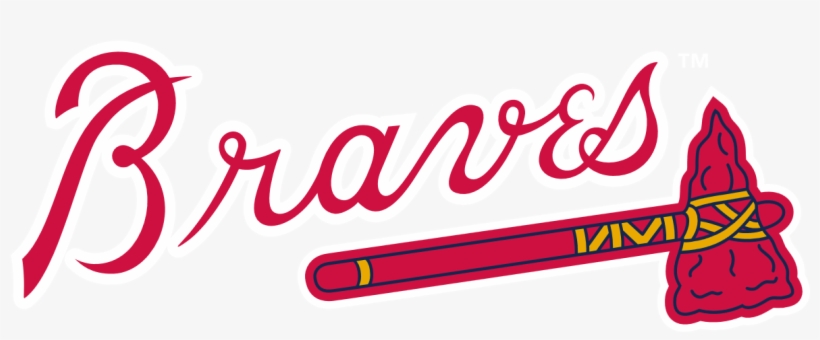 Atlanta Logo Braves - Atlanta Braves Large Tinsel Ball Ornament, transparent png download