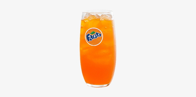 Choose Your Size - Fanta Orange With Ice, transparent png download