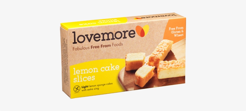 Nutrition - Lovemore Gluten Free Lemon Cake Slices Delivered, transparent png download