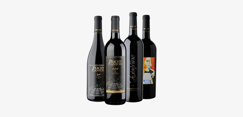 Peachy Canyon 4 Bottle Wine Club - Winery Club Bottles, transparent png download