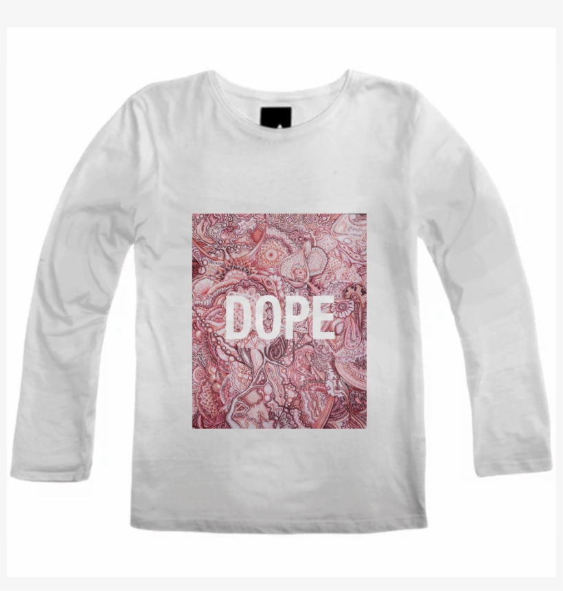 Dope Long Sleeve Tee $68 - Long-sleeved T-shirt, transparent png download