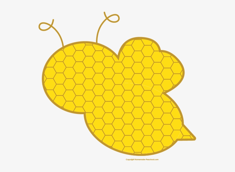 Click To Save Image - Honeycomb Bee Clipart, transparent png download