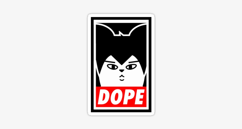 Otak-otak The Dope - Hip Hop Monster Bts Sticker, transparent png download