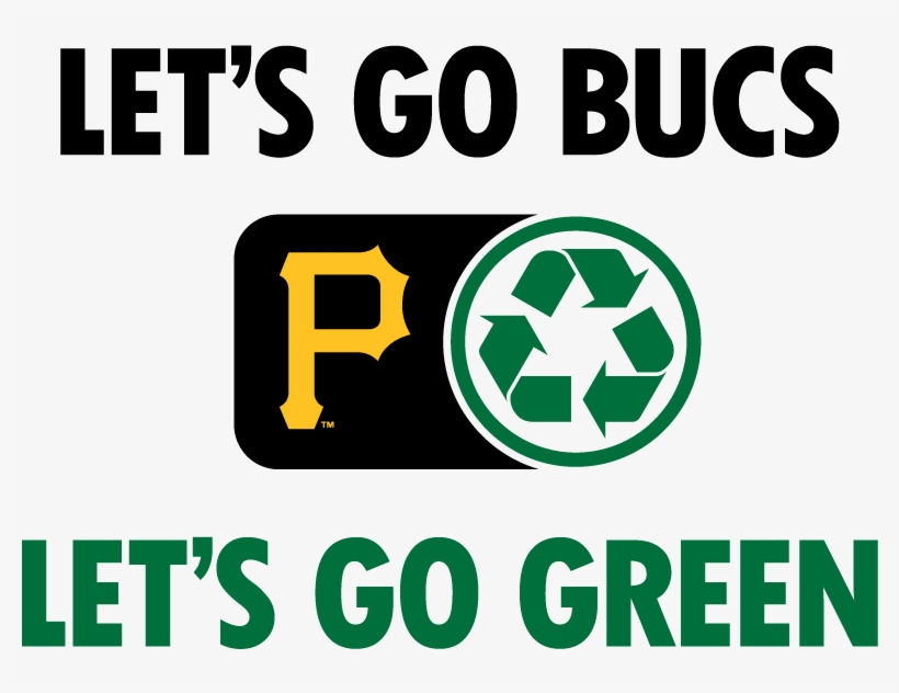 Lets Go Green Logo - Pittsburgh Pirates, transparent png download