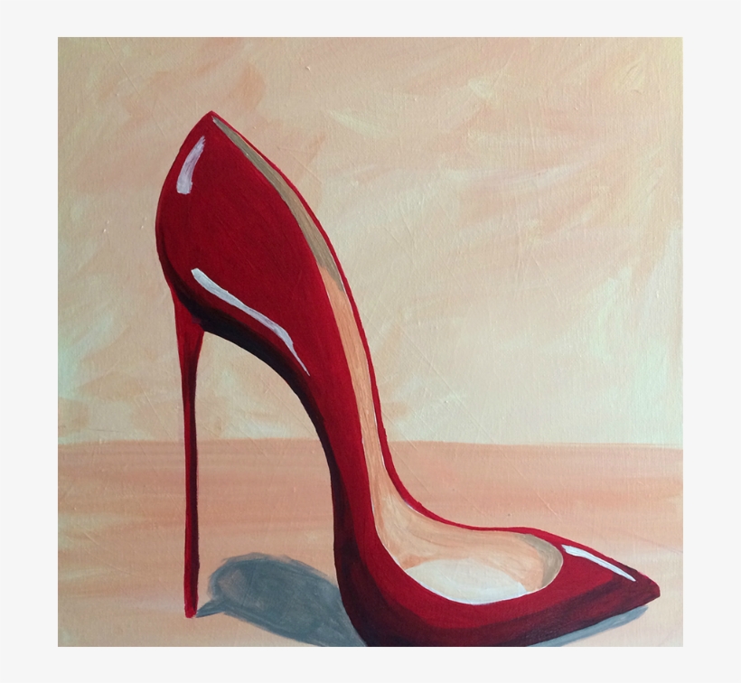 “red High Heel” - Basic Pump, transparent png download
