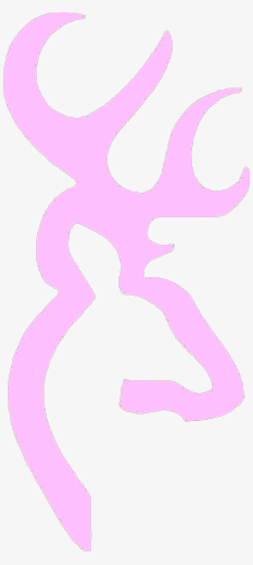 Pink Deer Free Images At Clker Com - Hunt Is Over Wooden Cake Toppers, transparent png download
