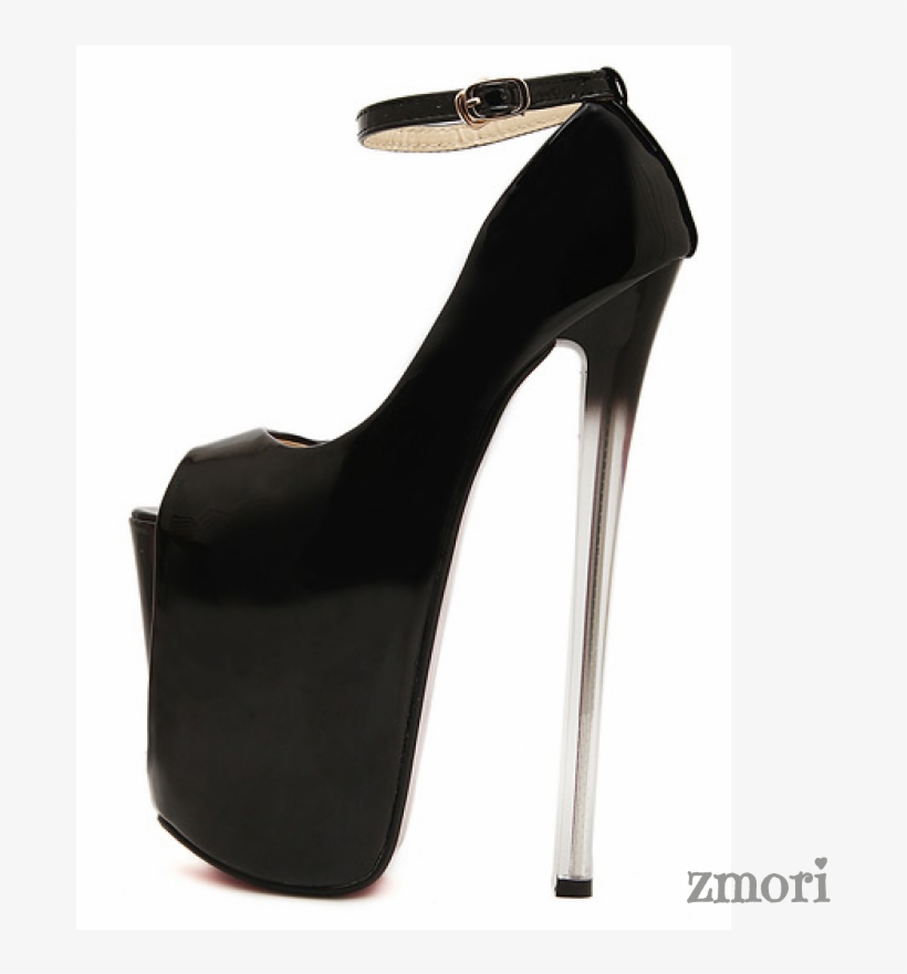 22cm Heel Height Peep Toe Stiletto Heel Pumps Party, transparent png download