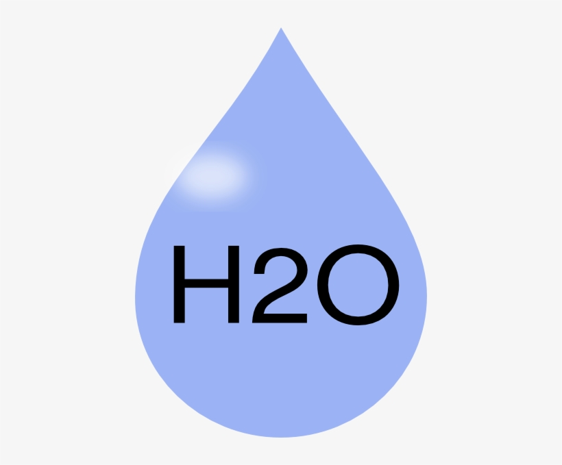 H O Clip Art At Clker Com - H20 Png, transparent png download
