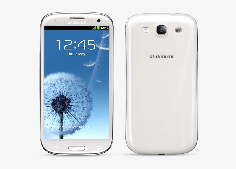Samsung Galaxy S3 Png - White Samsung Galaxy S, transparent png download