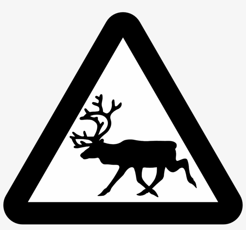 Clip Arts Related To - Road Sign Black And White, transparent png download