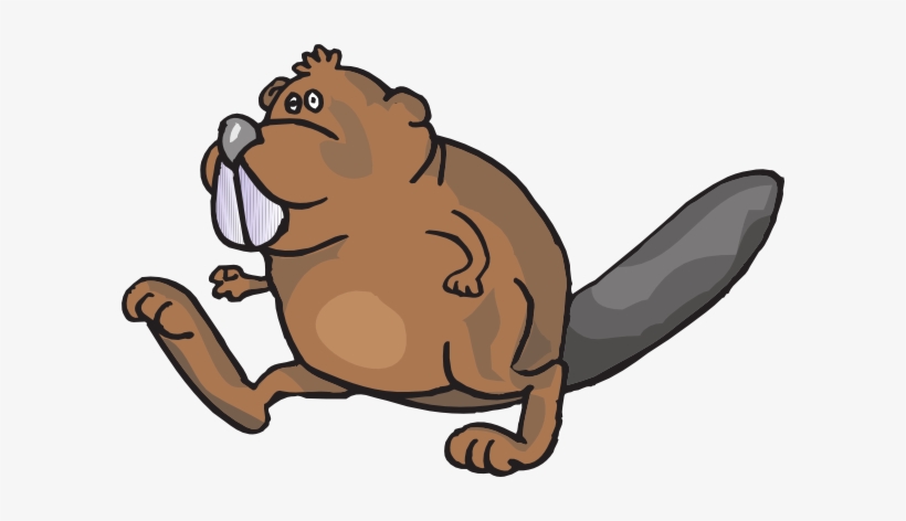 Beaver Walking Svg Clip Arts 600 X 392 Px, transparent png download