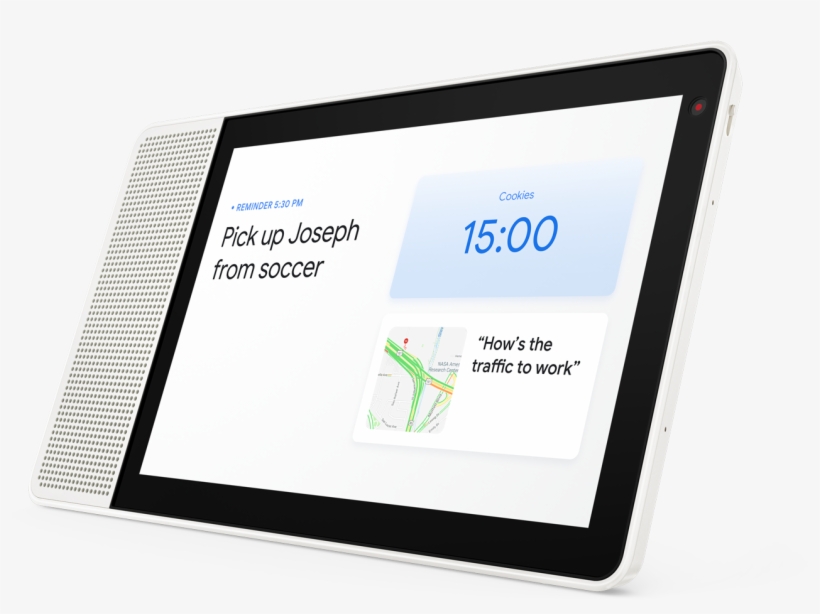 Lenovo Smart Display - Google Assist With Smart Display, transparent png download