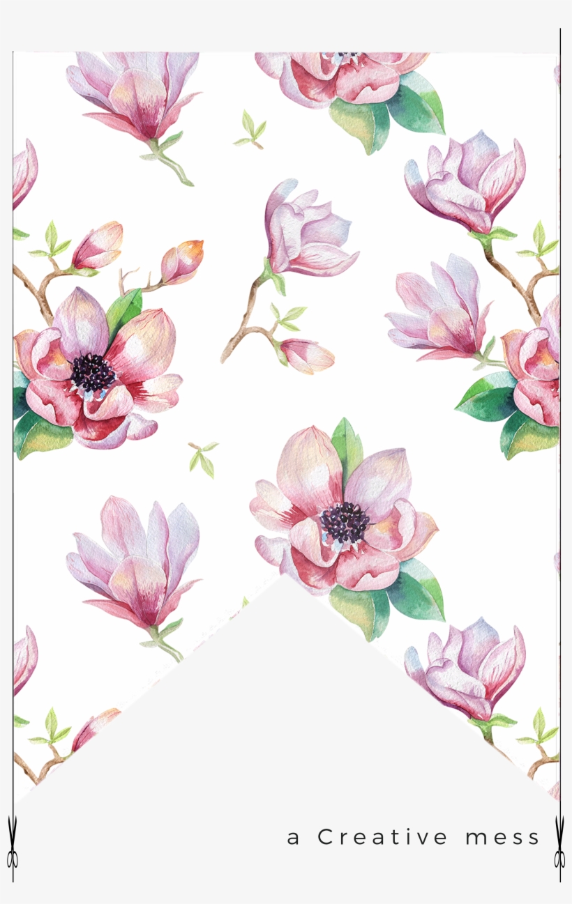 Watercolor - Magnolia Watercolor, transparent png download
