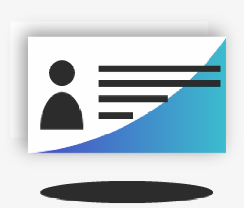 Business Card Design - Design, transparent png download
