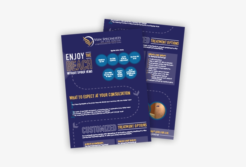 Spider Veins - Brochure, transparent png download