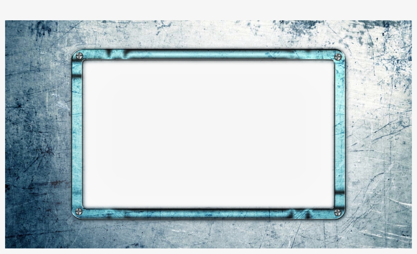 Photo Frame Blue Metal Scratch Grunge Tran - Desapego Rebelde Do Coracao, O - Verus - 1, transparent png download