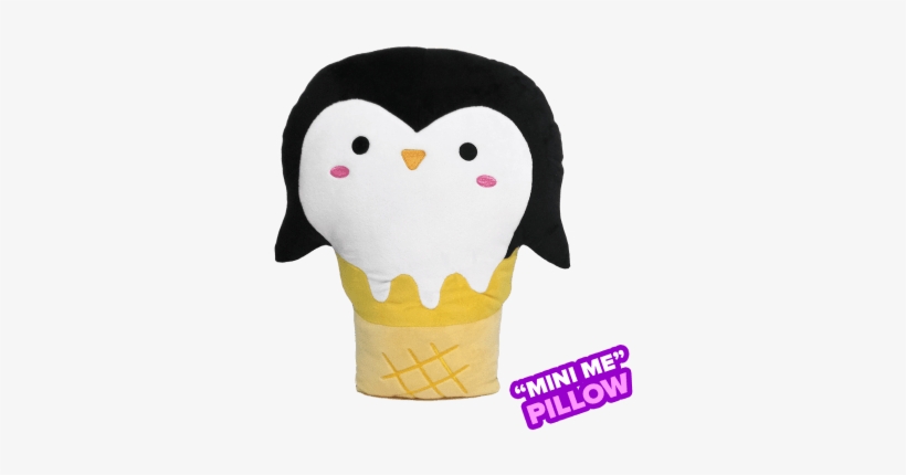 Picture Of Mini Penguin Cone Scented Foodie Pillow - Pillow, transparent png download