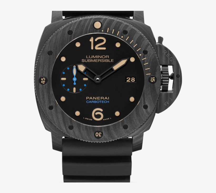 917876 - Adapt - 646 - - Panerai Luminor Submersible Carbotech, transparent png download