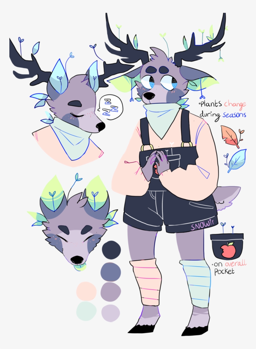 [dt] O Deer By Snowiitea - Drawing, transparent png download