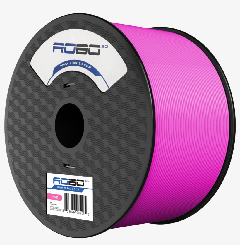 Abs Pink 1kg Abs Pink 1kg - Robo 3d 1.75mm Pla Filament (1kg, Metallic Silver), transparent png download