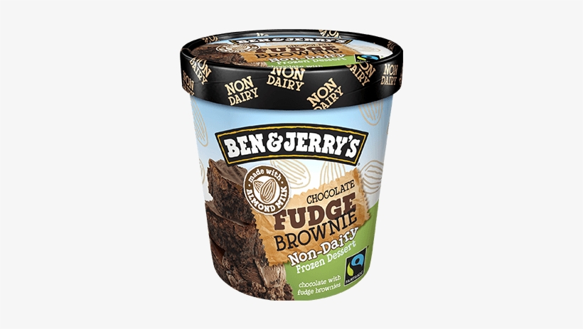 Ben & Jerry's Ice Cream - Ben And Jerry's Chocolate Brownie Vegan, transparent png download