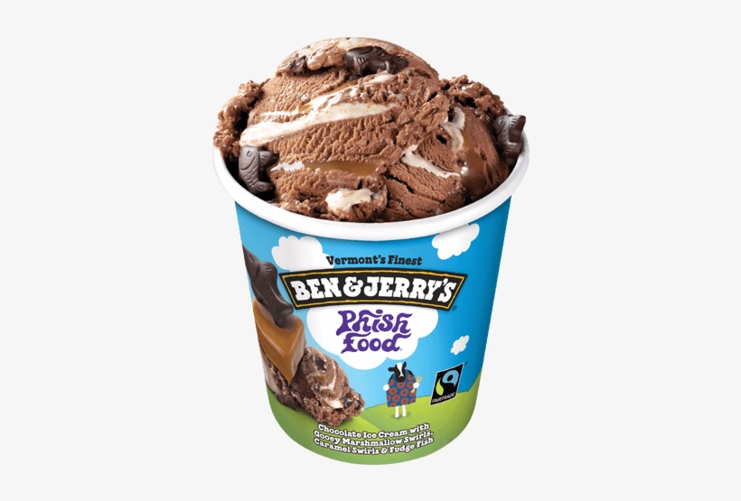 It's A Stash Of Milk Chocolate Ice Cream With Fudge - Ben And Jerry's Fish, transparent png download