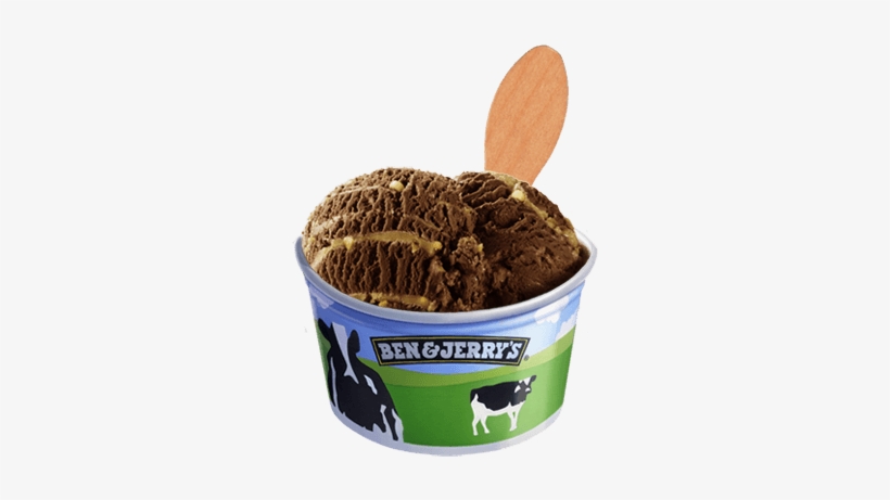 Chocolate Peanut Buttery Swirl - Chip Off The Dough Block Ben And Jerry's, transparent png download