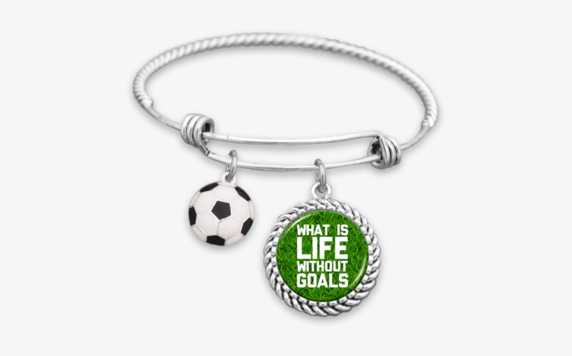 What Is Life Without Goals Soccer Charm Bracelet - Nice School Bus Bracelet, transparent png download