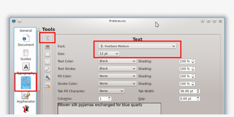 Tools > Text Frame Properties > Change The Default - Font, transparent png download