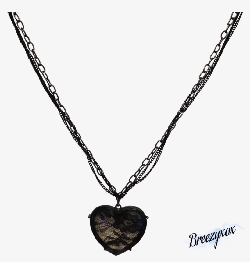 Lace Heart Necklace - Png Locket, transparent png download