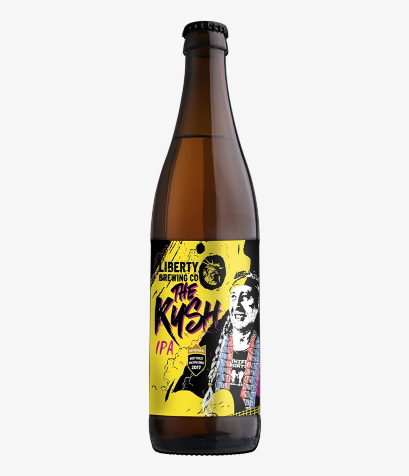 Liberty Bottle 500ml The Kush Ipa - Liberty Beer, transparent png download