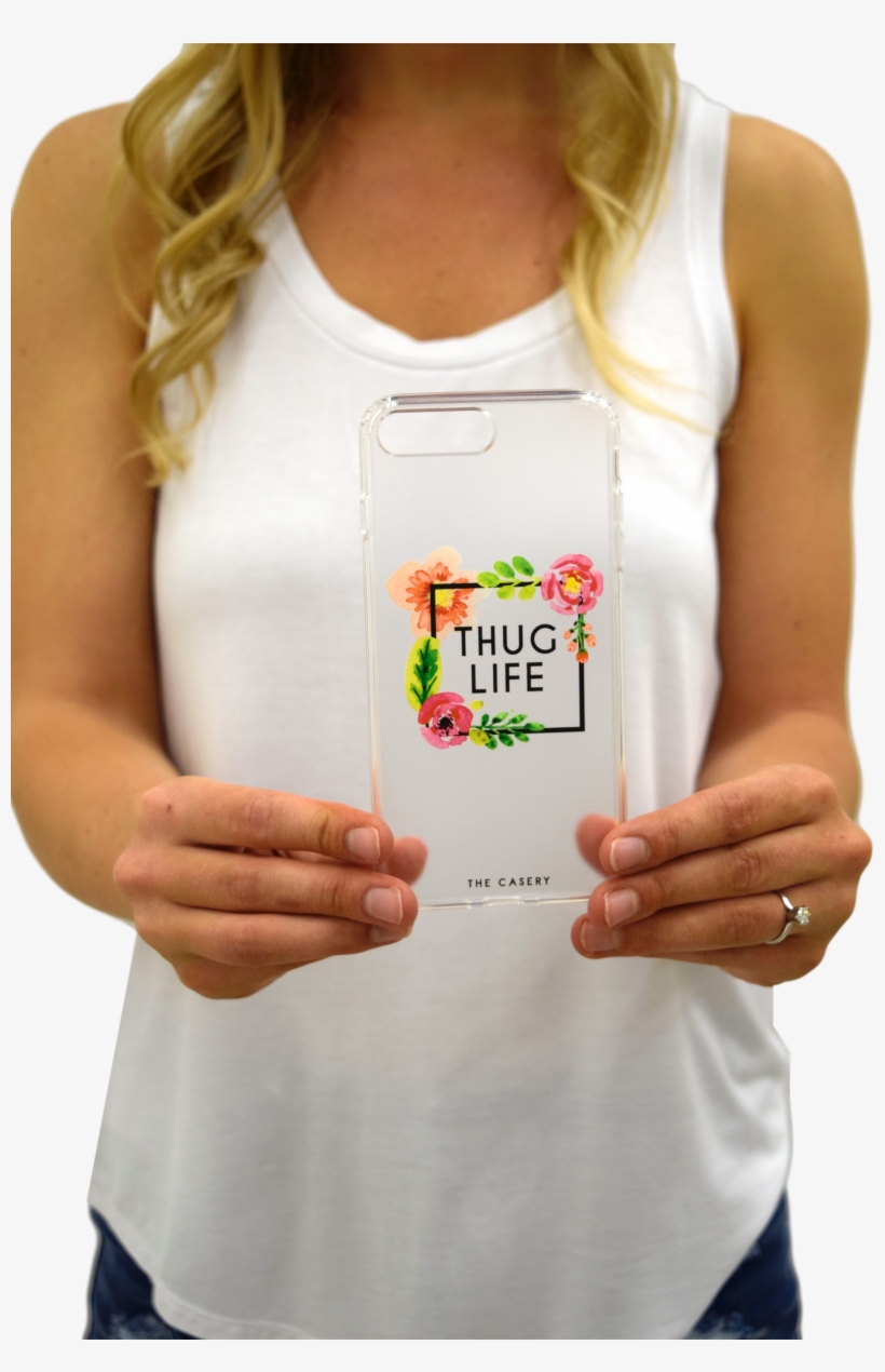 Thug Life Phone Case - Thug Life Samsung S7 Edge Case, White, transparent png download