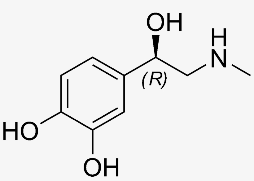 Adrenaline Chemical Structure, transparent png download