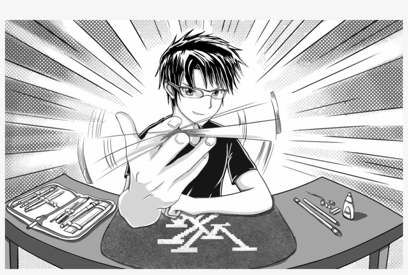 Mangaka Graphic Novel Anime Comics - Pen Spinning, transparent png download